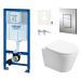 Cenově zvýhodněný závěsný WC set Grohe do lehkých stěn / předstěnová montáž+ WC SAT Infinitio SI