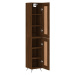 vidaXL Skříň highboard hnědý dub 34,5 x 34 x 180 cm kompozitní dřevo