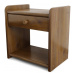 DRW Noční stolek z masivního dřeva VILMA Lak dřeva: Borovice (přírodní)