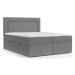 Šedá boxspring postel s úložným prostorem 180x200 cm Imagine – Maison de Rêve