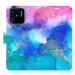 iSaprio flip pouzdro BluePink Paint pro Xiaomi Redmi 10C