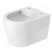 DURAVIT ME by Starck Závěsné WC, Rimless, s HygieneGlaze, alpská bílá 2530092000
