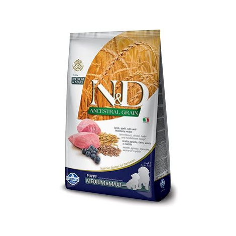 N&D Ancestral Grain Dog Puppy Medium & Maxi Lamb & Blueberry 2,5 Kg
