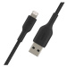 Belkin BOOST Charge Braided Lightning/USB-A odolný kabel, 15cm, černý