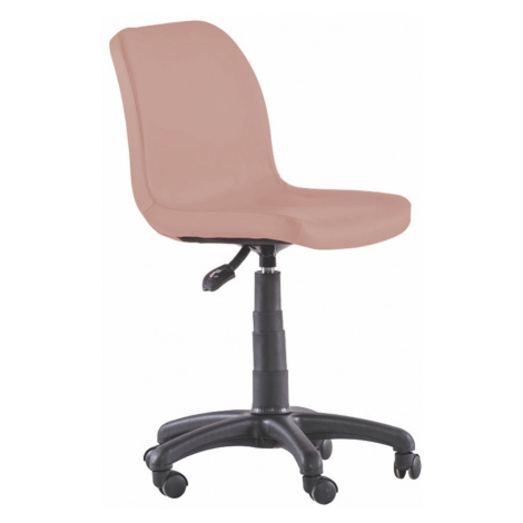 Otočná židle na kolečkách common - růžová