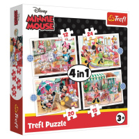 Puzzle Minnie s přáteli 4v1