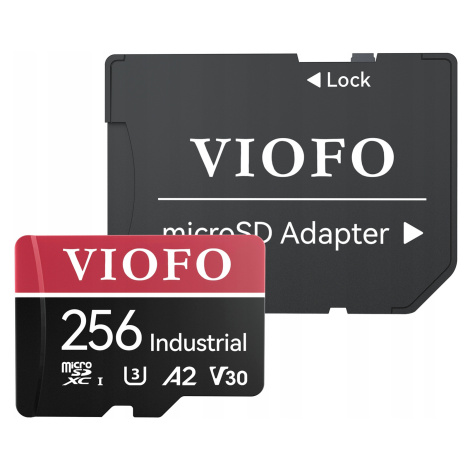 Viofo Paměťová Karta microSDXC U3 256GB Class10 V30 Videorekordér Kamera