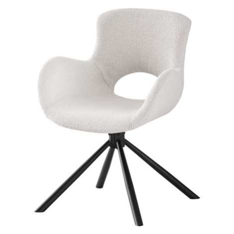 Jídelní židle OMURAM bílá/černá