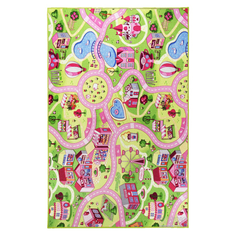 Dětský kusový koberec Sweet Town | vícebarevný Typ: 140x200 cm