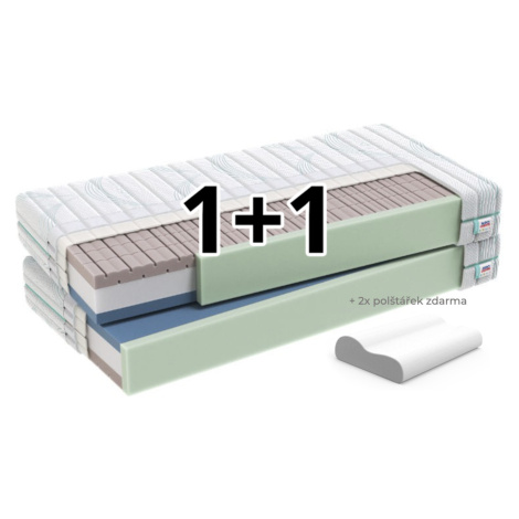 MPO Ortopedická matrace Ortho-Senior 100x200 cm, 1+1 zdarma Potah matrace: S bambusem MPO Matrace