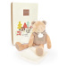 Plyšový medvídek Bear Sweety Doudou et Compagnie v dárkovém balení hnědý 25 cm od 0 měsíců