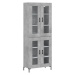 vidaXL Skříň highboard betonově šedá 69,5x34x180 cm kompozitní dřevo