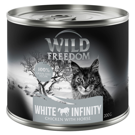 Výhodná balení 12 x 200 g - White Infinity - kuřecí a koňské Wild Freedom