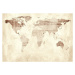 Velkoformátová tapeta Artgeist Precious Map, 400 x 280 cm
