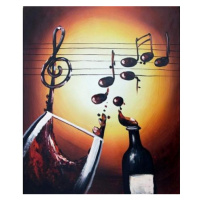 Obraz - Hudba, víno, zpěv