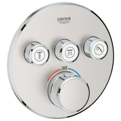 Grohe Smart Control termostat s termostatickou baterií supersteel 29121dc0 G29121DC0