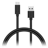 Kabel Connect IT USB-C na USB, 3A, 0,5m, černá