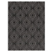 Dekoria Koberec Breeze black/ clif grey 120 x 170 cm, 120 x 170 cm