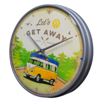 Hodiny Hodiny Volkswagen VW Bulli - Let‘s Get Away