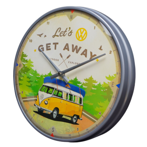 Hodiny Hodiny Volkswagen VW Bulli - Let‘s Get Away POSTERSHOP