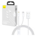 Kabel Quick Charge USB to M+L+C  Baseus Superior Data 3.5A 1m (White)