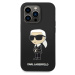 Zadní kryt Karl Lagerfeld Liquid Silicone Ikonik NFT pro Apple iPhone 15 Pro Max, black