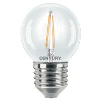 CENTURY LED FILAMENT MINI GLOBE ČIRÁ 2W E27 2700K 245Lm 360d 45x72mm IP20 CEN INH1G-022727