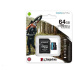 Kingston MicroSDXC karta 64GB Canvas Go! Plus, R:170/W:70MB/s, Class 10, UHS-I, U3, V30, A2 + Ad