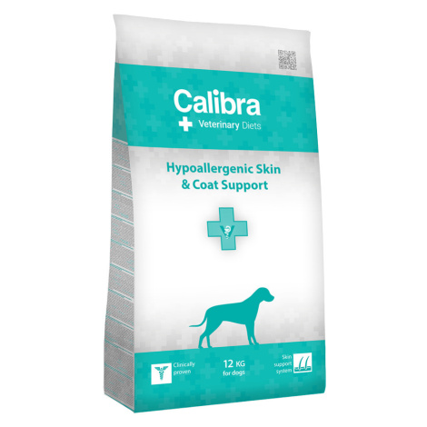 Calibra Veterinary Diet Dog Hypoallergenic Skin & Coat s lososem - 12 kg