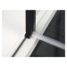 Polysan ZOOM LINE BLACK sprchové dveře 900mm, čiré sklo