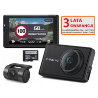 Videorekordér FineVu GX7000 WiFi /32GB Qhd+fhd LCD 3.5 Gps základna radarů