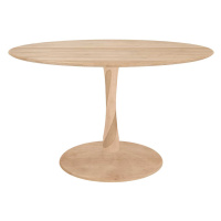 Ethnicraft designové jídelní stoly Torsion Dinning Table (průměr 127 cm)