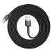 Datový kabel Baseus Cafule Cable USB pro Type-C 2A 2M, šedá/černá