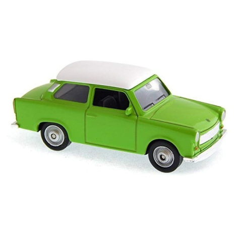 Kovový model 1:60 trabant zelený