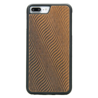 Pouzdro Bewood pro iPhone 7 Plus 8 Plus Vlny Merbau