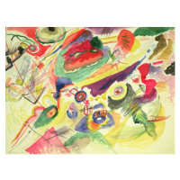 Obrazová reprodukce Watercolour with a Red Stain, 1911, Wassily Kandinsky, 40x30 cm