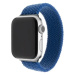 FIXED provlékací nylonový řemínek Apple Watch 42/44/45mm S modrý
