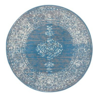 Hanse Home Collection Kusový koberec Gloria 105516 Sky Blue kruh 160 × 160 cm