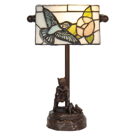 Clayre&Eef Stolní lampa 5LL-6050 ve stylu Tiffany Clayre & Eef
