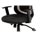 Kancelářská ergonomická židle SPINE — látka, černá