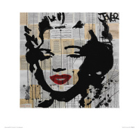 Umělecký tisk Loui Jover - Marilyn, Loui Jover, (40 x 40 cm)