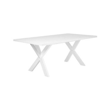 Bílý jídelní stůl 180 x 100 cm LISALA, 128899 BELIANI