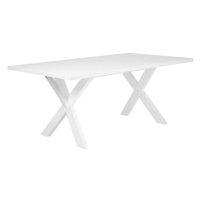 Bílý jídelní stůl 180 x 100 cm LISALA, 128899