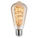 PAULMANN Vintage Edition LED žárovka E27 230V 5W 1800K stmívatelné zlatá 28953