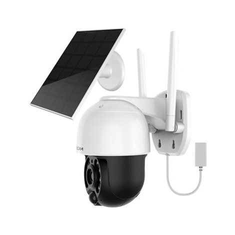 Foscam 4MP Outdoor Solar Camera, white