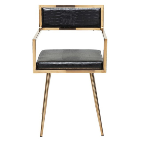 Sada 2 ks − Židle s opěrkou Jazz Rosegold Kare Design