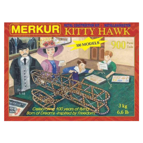 Merkur Kitty Hawk 900 dílů, 100 modelů
