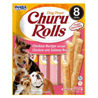 Inaba Churu Dog Rolls kuřecí s lososem wraps 8 × 12 g