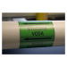 Páska na značení potrubí Signus M25 - STUDENÁ VODA Samolepka 130 x 100 mm, délka 1,5 m, Kód: 260