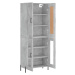 vidaXL Skříň highboard betonově šedá 69,5x34x180 cm kompozitní dřevo